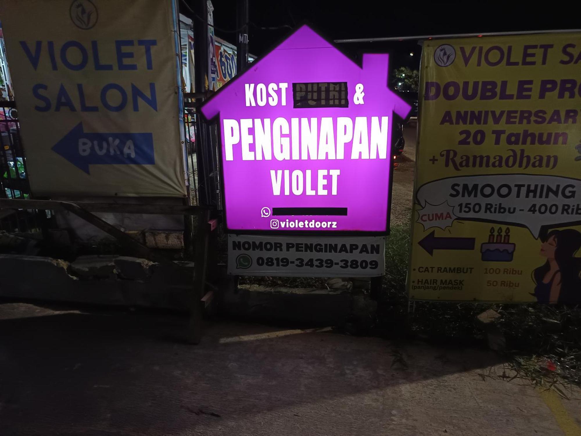 Penginapan Violet Doorz Syariah Banjarbaru Exterior foto